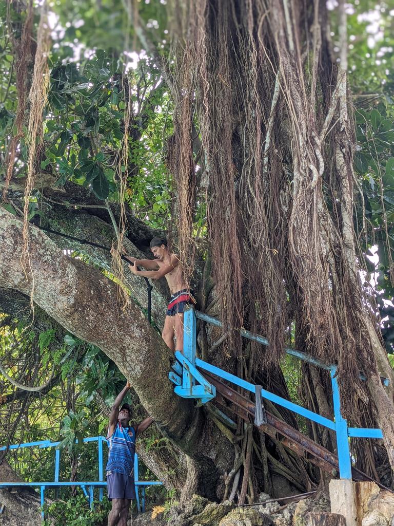 Lekce létání na liáně