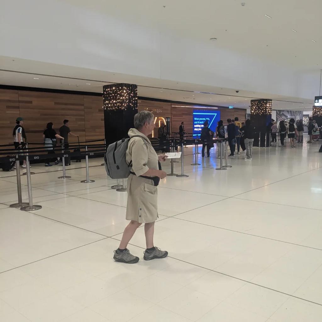 Šťastnou cestu, babi!